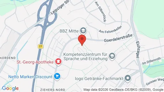 Apartments for rent i Fulda - kort over placeringen