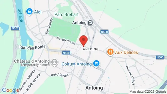 Apartments for rent i Antoing - kort over placeringen