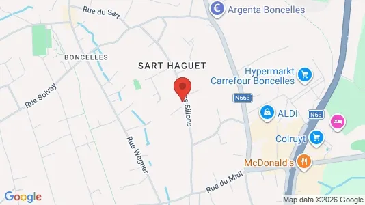 Apartments for rent i Seraing - kort over placeringen