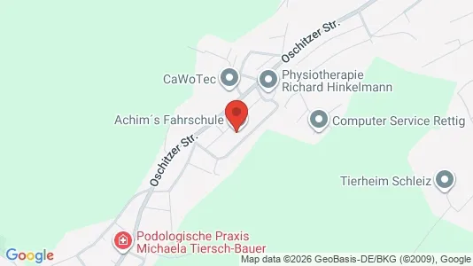 Apartments for rent i Saale-Orla-Kreis - kort over placeringen