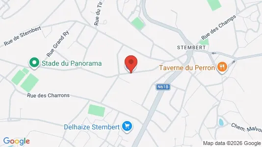 Apartments for rent i Verviers - kort over placeringen