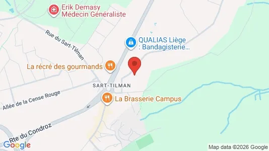 Apartments for rent i Luik - kort over placeringen