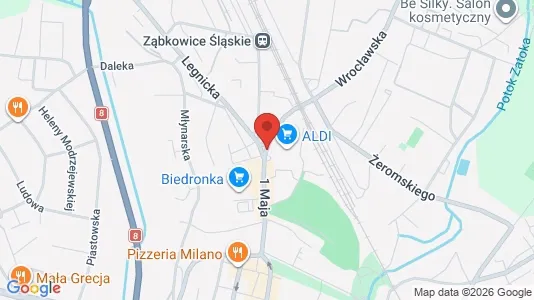 Apartments for rent i Ząbkowicki - kort over placeringen