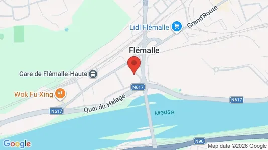 Apartments for rent i Flémalle - kort over placeringen