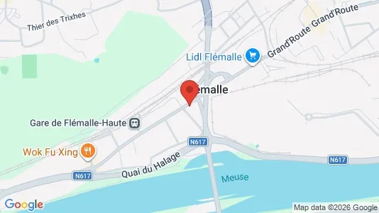 Apartments for rent i Flémalle - kort over placeringen