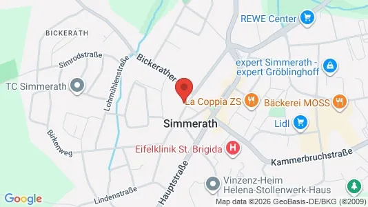 Apartments for rent i Aachen - kort over placeringen