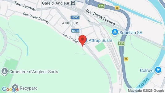 Apartments for rent i Luik - kort over placeringen
