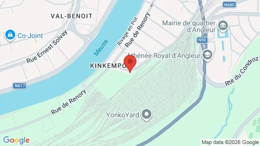 Apartments for rent i Luik - kort over placeringen