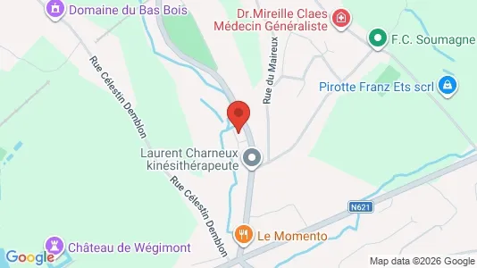 Apartments for rent i Soumagne - kort over placeringen