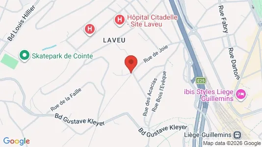 Apartments for rent i Chastre - kort over placeringen