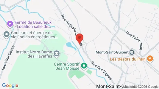 Apartments for rent i Mont-Saint-Guibert - kort over placeringen
