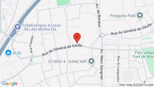 Apartments for rent i Lille - kort over placeringen