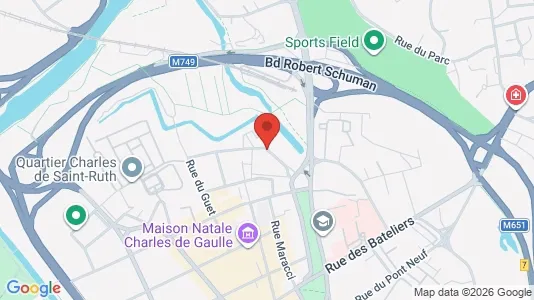 Apartments for rent i Lille - kort over placeringen