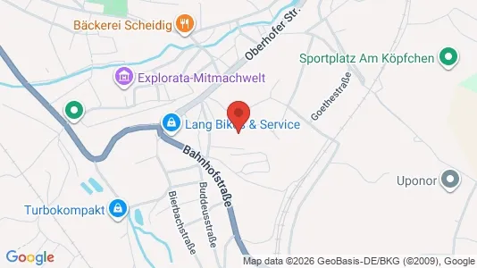 Apartments for rent i Schmalkalden-Meiningen - kort over placeringen