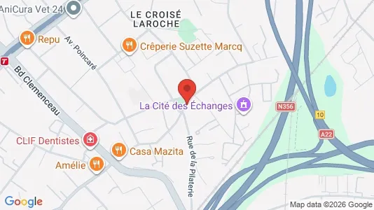 Apartments for rent i Lille - kort over placeringen