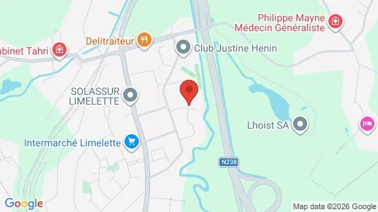 Apartments for rent i Ottignies-Louvain-la-Neuve - kort over placeringen