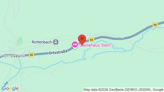 Apartments for rent i Saalfeld-Rudolstadt - kort over placeringen