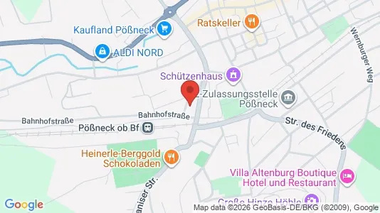 Apartments for rent i Saale-Orla-Kreis - kort over placeringen