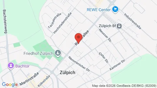Apartments for rent i Euskirchen - kort over placeringen