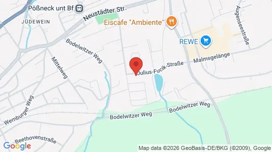 Apartments for rent i Saale-Orla-Kreis - kort over placeringen