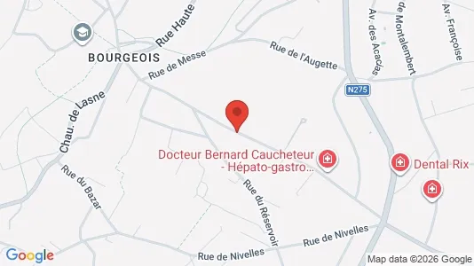 Apartments for rent i Rixensart - kort over placeringen