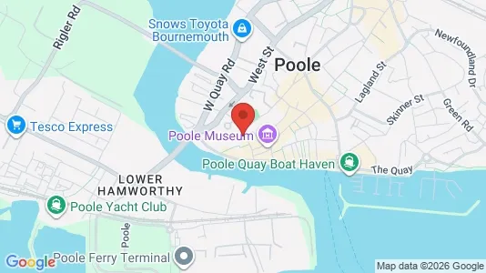 Apartments for rent i Poole - Dorset - kort over placeringen