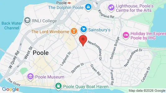 Apartments for rent i Poole - Dorset - kort over placeringen