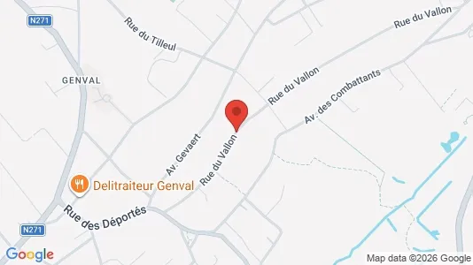 Apartments for rent i Rixensart - kort over placeringen
