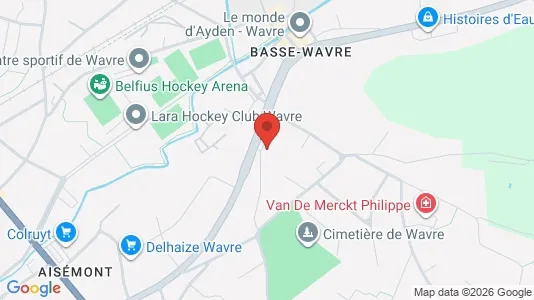Apartments for rent i Waver - kort over placeringen