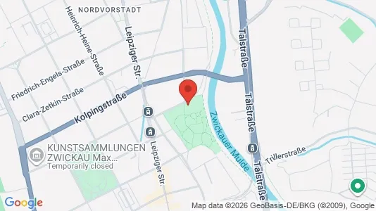 Apartments for rent i Zwickau - kort over placeringen