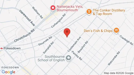 Apartments for rent i Bournemouth - Dorset - kort over placeringen