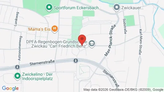 Apartments for rent i Zwickau - kort over placeringen