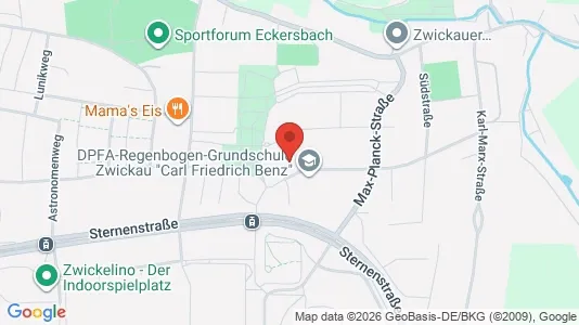 Apartments for rent i Zwickau - kort over placeringen