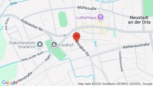Apartments for rent i Saale-Orla-Kreis - kort over placeringen