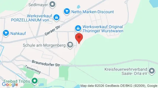 Apartments for rent i Saale-Orla-Kreis - kort over placeringen