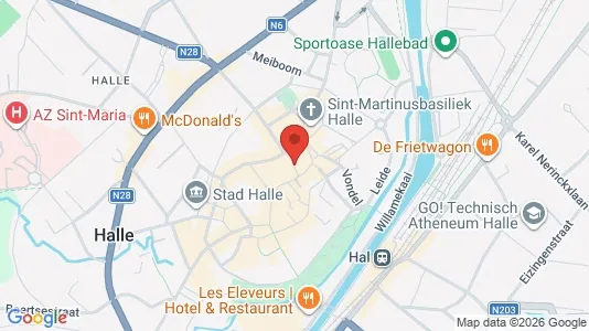 Apartments for rent i Halle - kort over placeringen