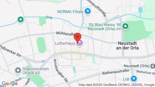 Apartments for rent i Saale-Orla-Kreis - kort over placeringen