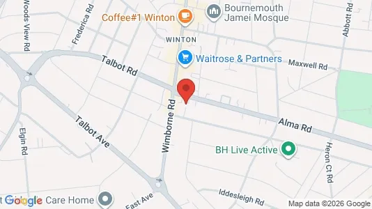 Apartments for rent i Bournemouth - Dorset - kort over placeringen