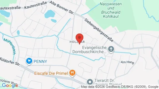 Apartments for rent i Bonn - kort over placeringen