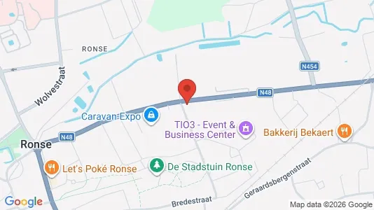 Apartments for rent i Ronse - kort over placeringen