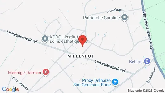 Apartments for rent i Sint-Genesius-Rode - kort over placeringen