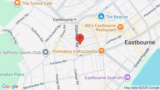 Apartments for rent i Eastbourne - East Sussex - kort over placeringen
