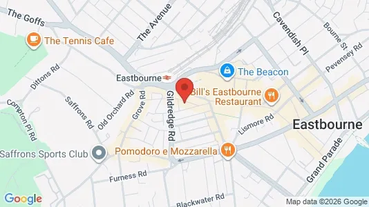 Apartments for rent i Eastbourne - East Sussex - kort over placeringen