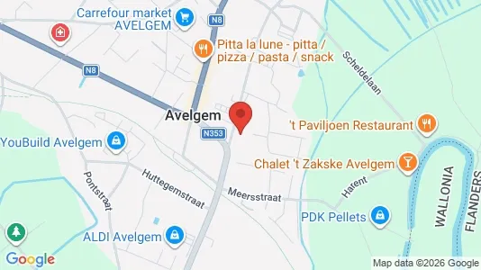 Apartments for rent i Avelgem - kort over placeringen