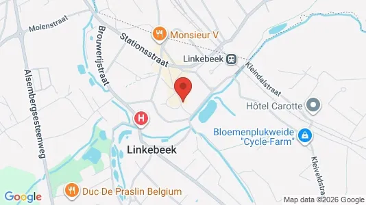 Apartments for rent i Linkebeek - kort over placeringen