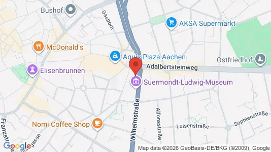 Rooms for rent i Aachen - kort over placeringen