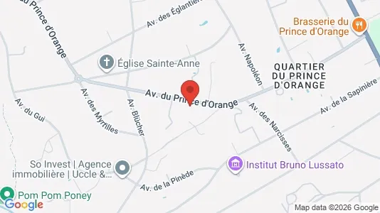 Apartments for rent i Brussels Ukkel - kort over placeringen