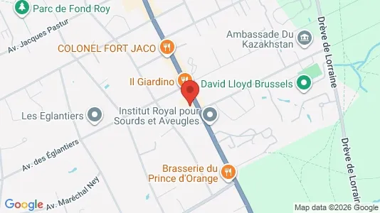 Apartments for rent i Brussels Ukkel - kort over placeringen