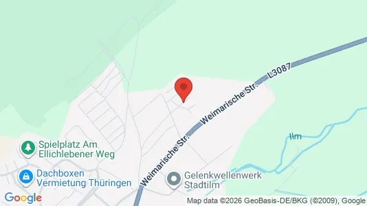 Apartments for rent i Ilm-Kreis - kort over placeringen