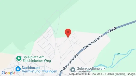 Apartments for rent i Ilm-Kreis - kort over placeringen